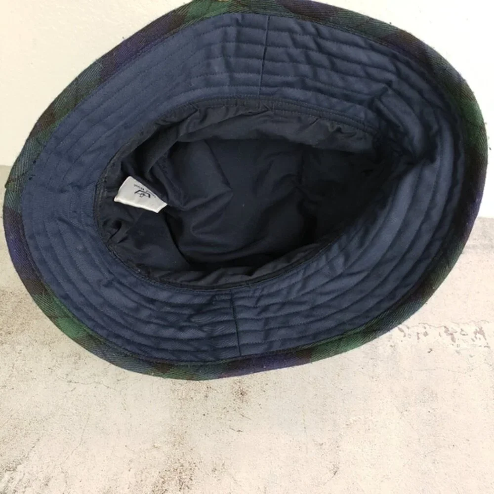 Vintage Heaser Lumsden Scotland Black Watch Tartan Plaid Bucket Hat Unisex - Picture 8 of 11
